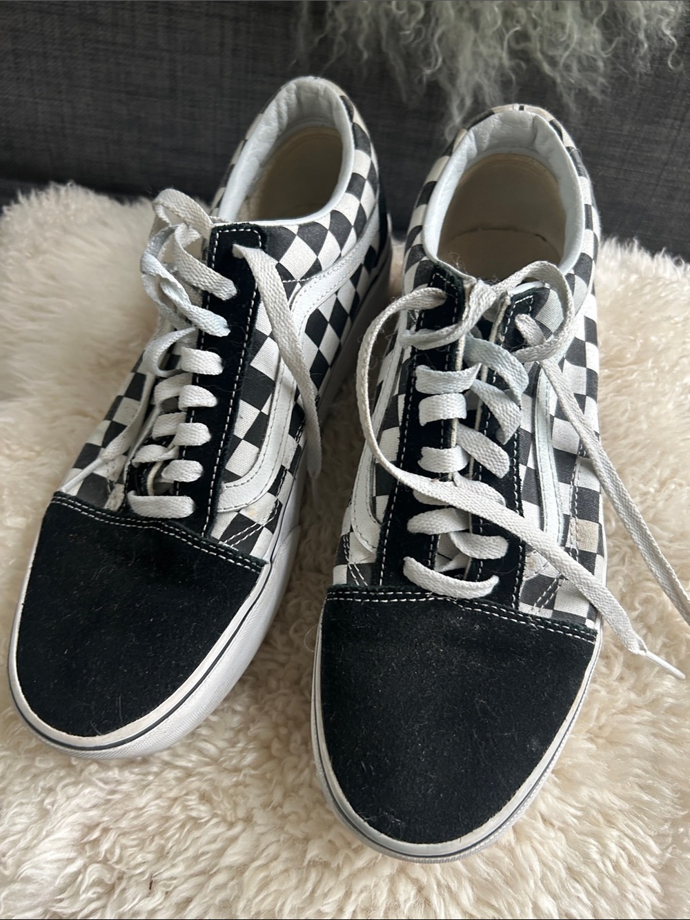 Vans Black & White Checkerboard Old Skool Sneakers